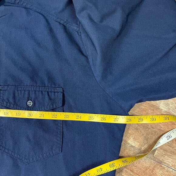 Oberon Arc 8 Shirt Mens XL Long Sleeve Navy Blue Category 2 Electrician - Picture 5 of 11